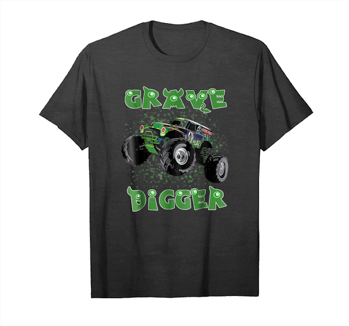 Get Now Monster Truck Shirt Grave Green Digger Racing T Shirt_1 Unisex T-Shirt