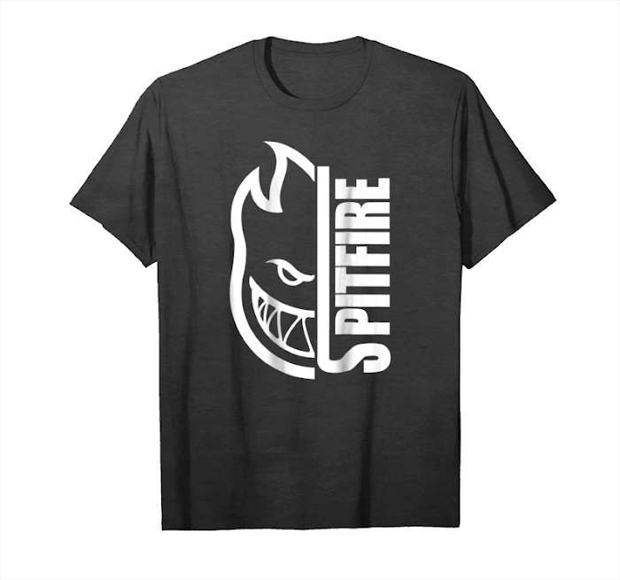 Get Santa Cruz White Spitfire Wheels Skateboards Back Unisex T-Shirt