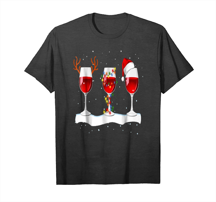 Get Wine Christmas Wine Shirt Unisex T-Shirt
