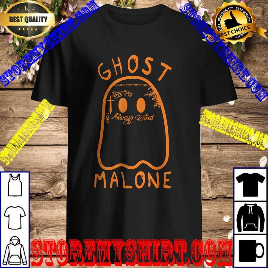 Ghost Malone Fall Season Spooky Halloween T-Shirt