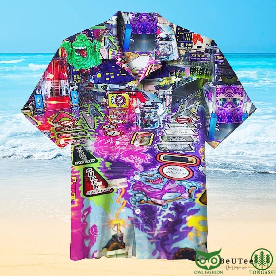 Ghostbusters Pinball Hawaiian Shirt