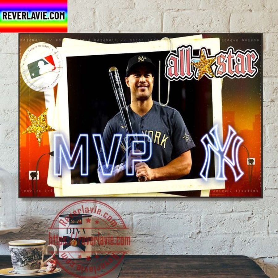 Giancarlo Stanton MVP 2022 MLB All Star Game Home Decor Poster Canvas
