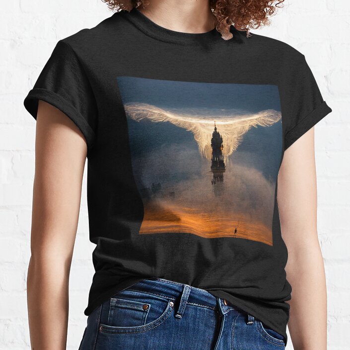 Giant Angel Gift For Vintage Lover Classic T-Shirt