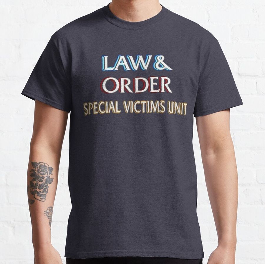 Gift Idea Law And Order Gifts Music Fans Classic T-Shirt