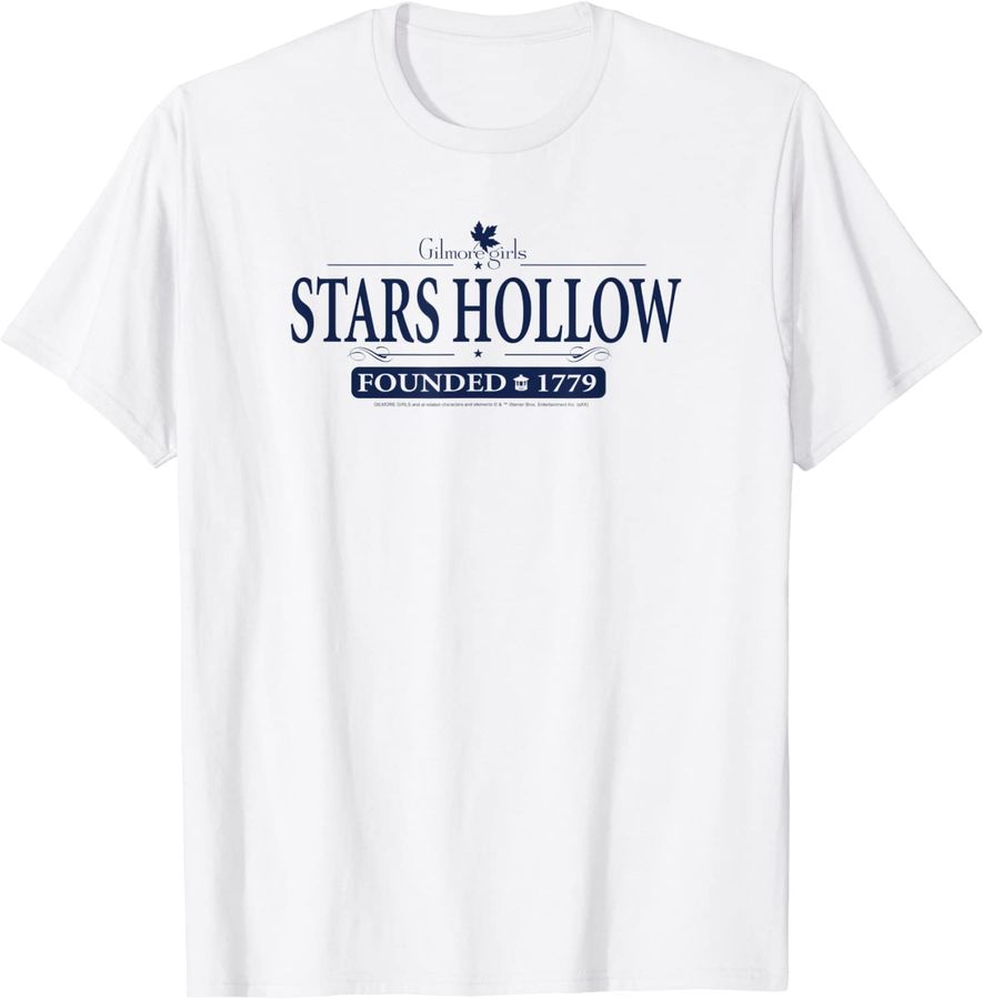 Gilmore Girls Stars Hollow Town Logo