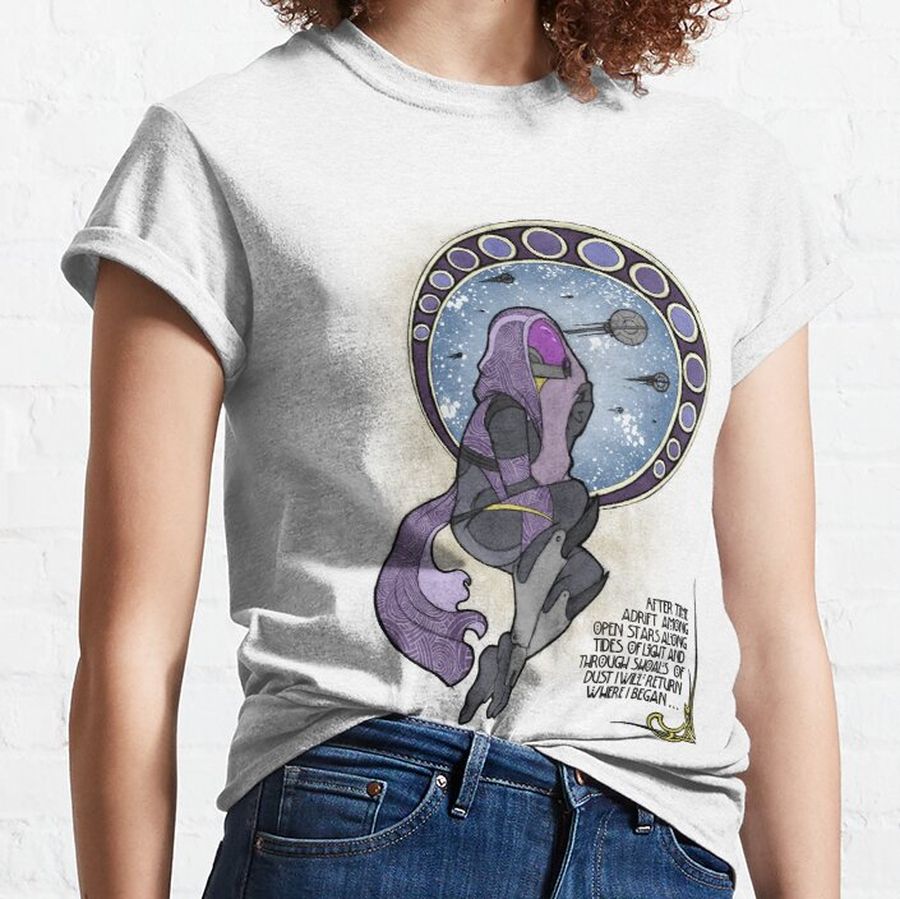 Girls Love Anime And Tali'zorah Make A Smile Nouveau Good Day Classic T-Shirt