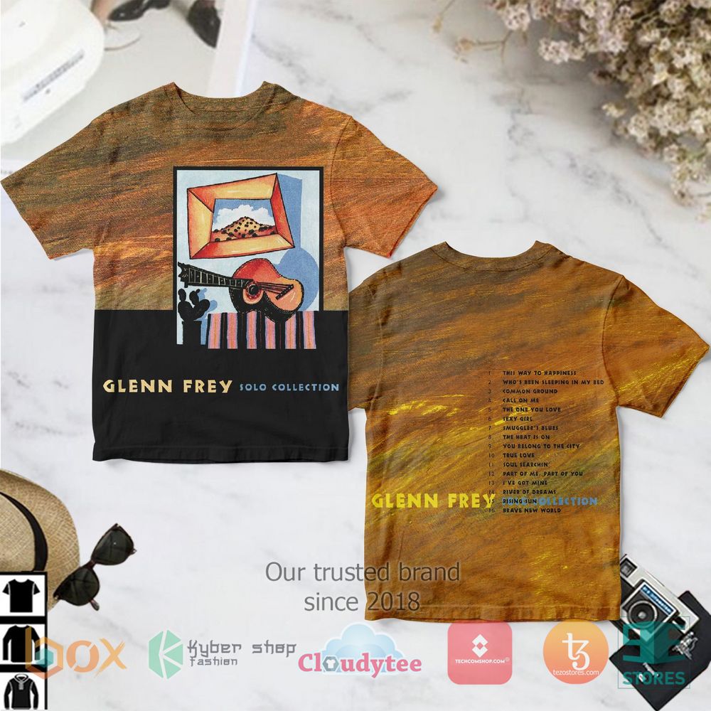 Glenn Frey Solo Collection Album 3D Shirt – LIMITED EDITION