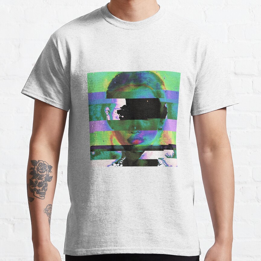 Glitched Portrait Classic T-Shirt