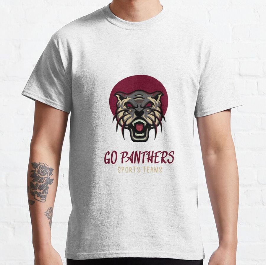 Go Panthers Sports Teams Classic T-Shirt