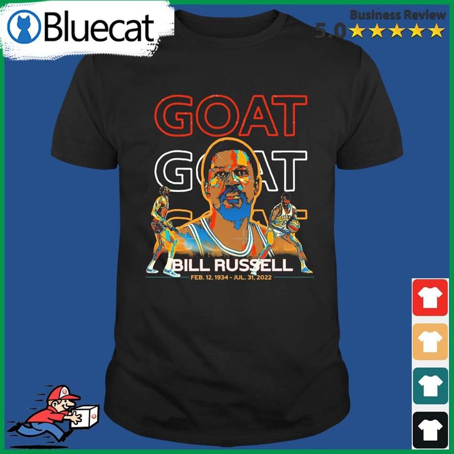 Goat Rip Bill Russell Feb 12 1934- Jul 31 2022 Shirt