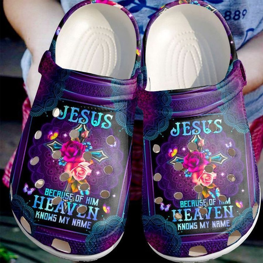 God Heaven Knows My Name Sku 1166 Crocs Clog Shoes