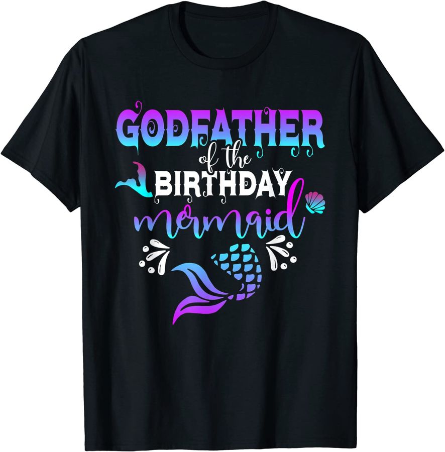 Godfather Of The Birthday Mermaid Matching Family