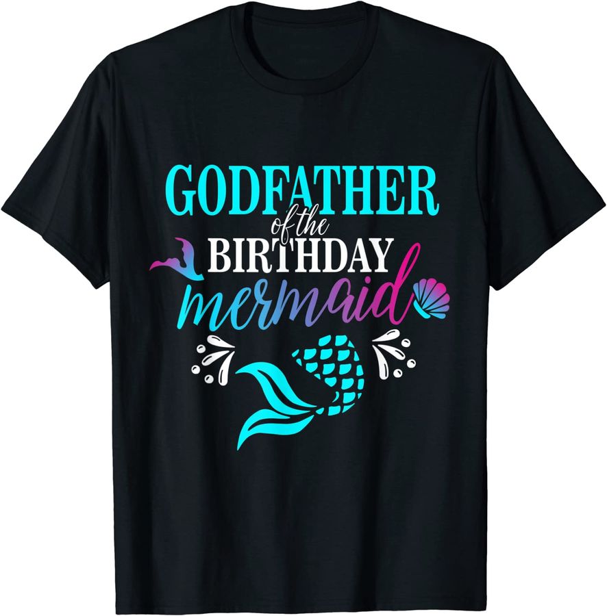 Godfather Of The Birthday Mermaid Matching Family_1
