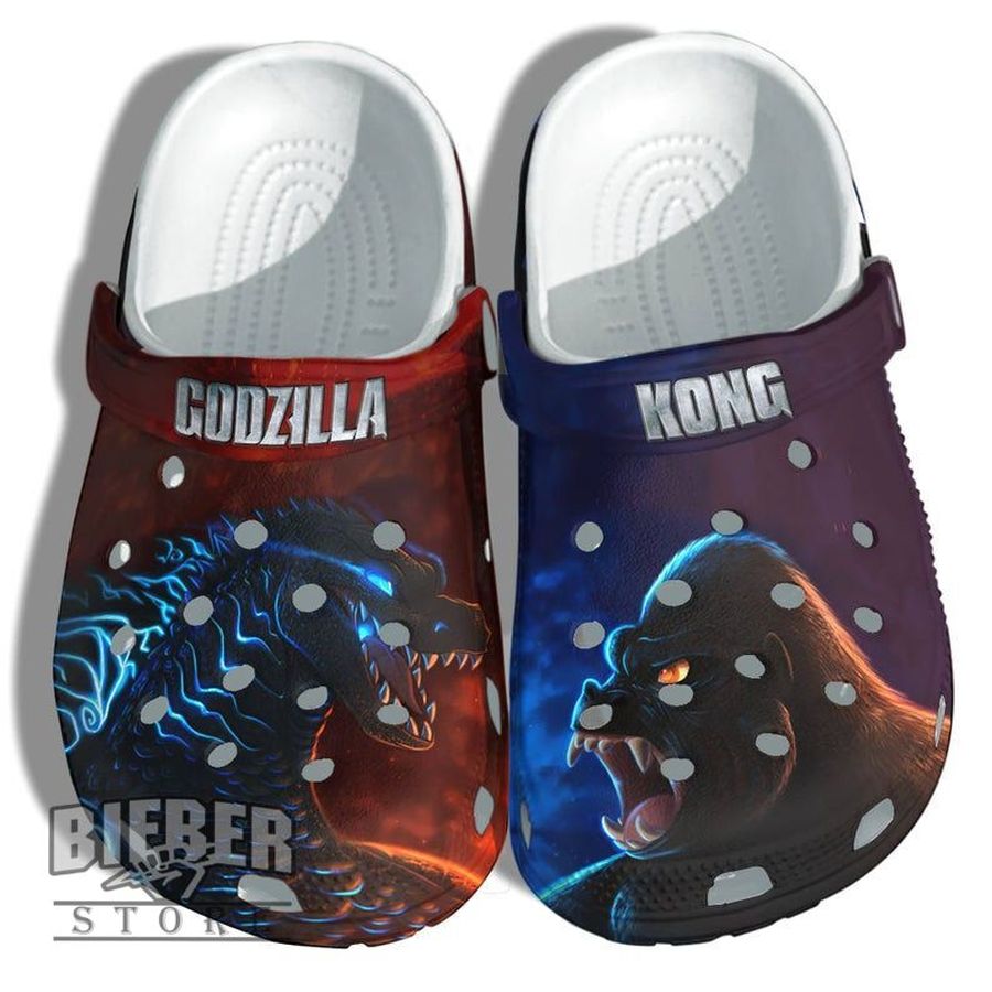 Godzilla Kong Monster Crocs Clog Shoes