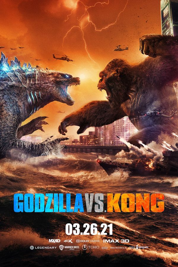 Godzilla vs. Kong (2021) Poster, Canvas, Home Decor3