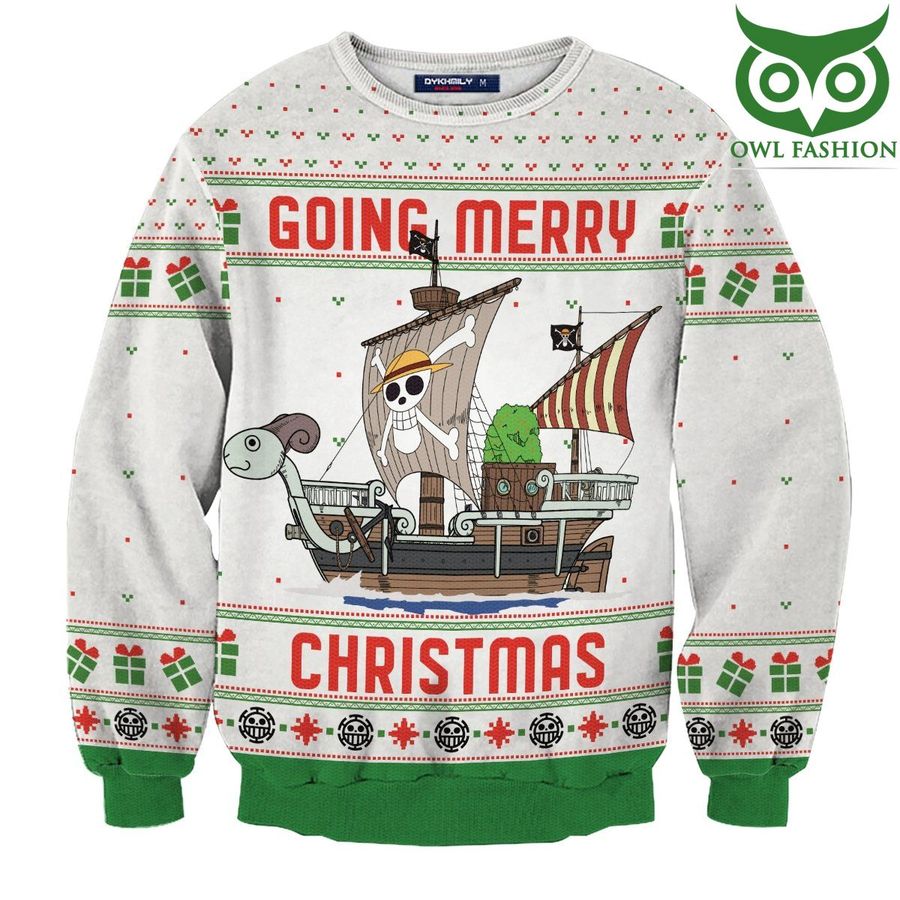 Going Merry Christmas One Piece 3D Printed Ugly Sweater
