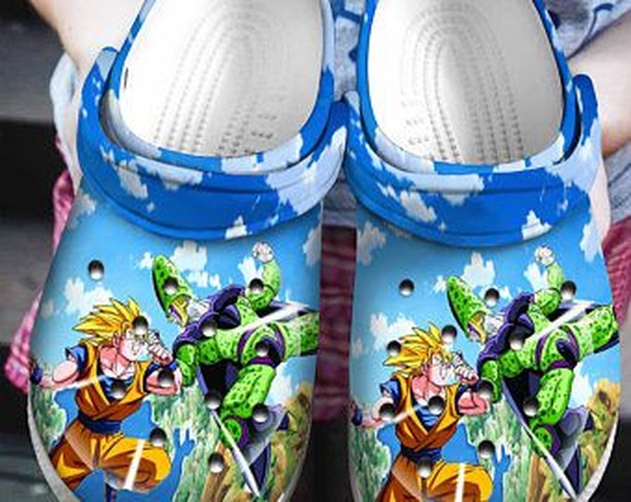 Goku X Cell Crocs Crocband Clog  Clog Comfortable For Mens And Womens Classic Clog  Water Shoes  Comfortable