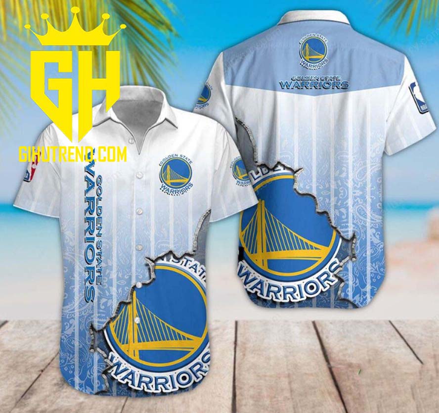 Golden State Warriors Logo New Design Hawaiian Shirt And Shorts