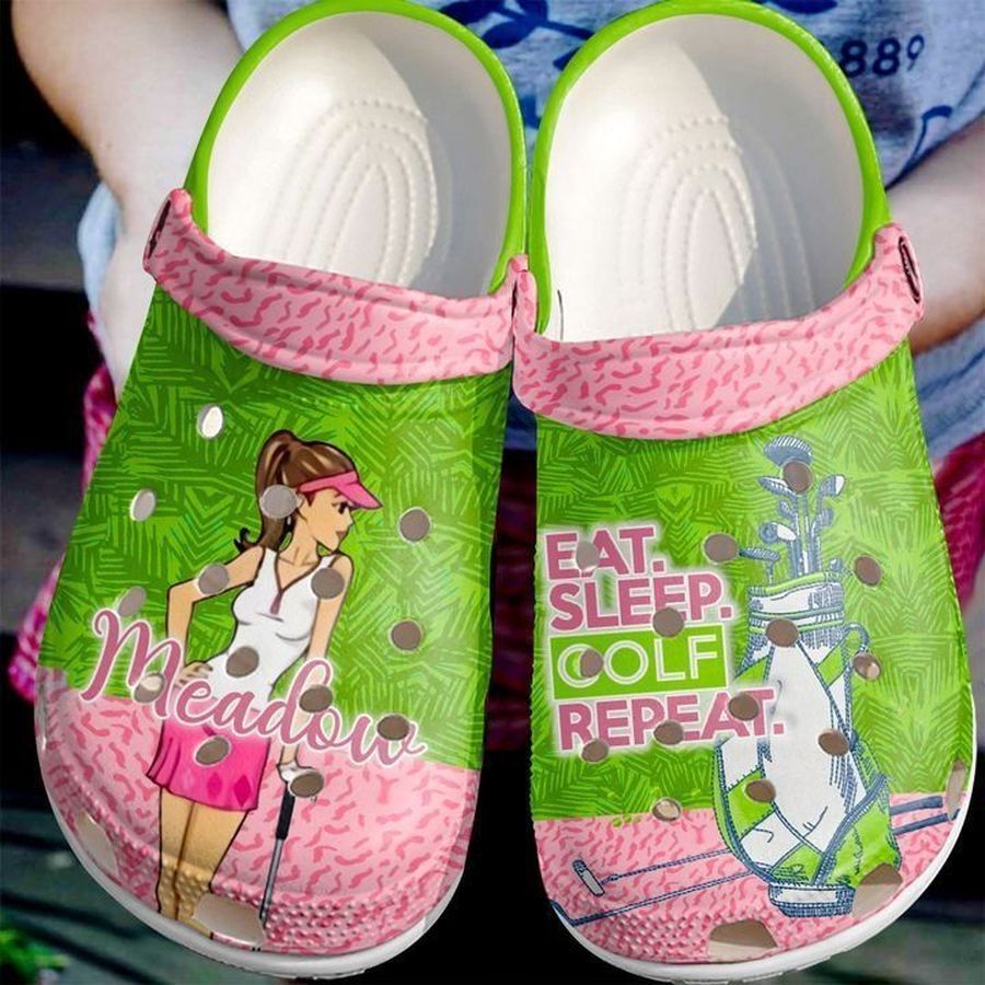 Golf Personalized Eat Sleep Sku 1184 Crocs Clog Shoes