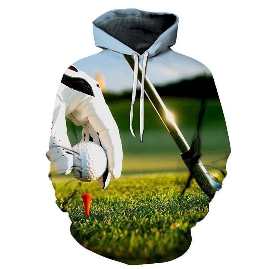 Golfer In The Zone 3D Sweatshirt Hoodie Pullover Custom