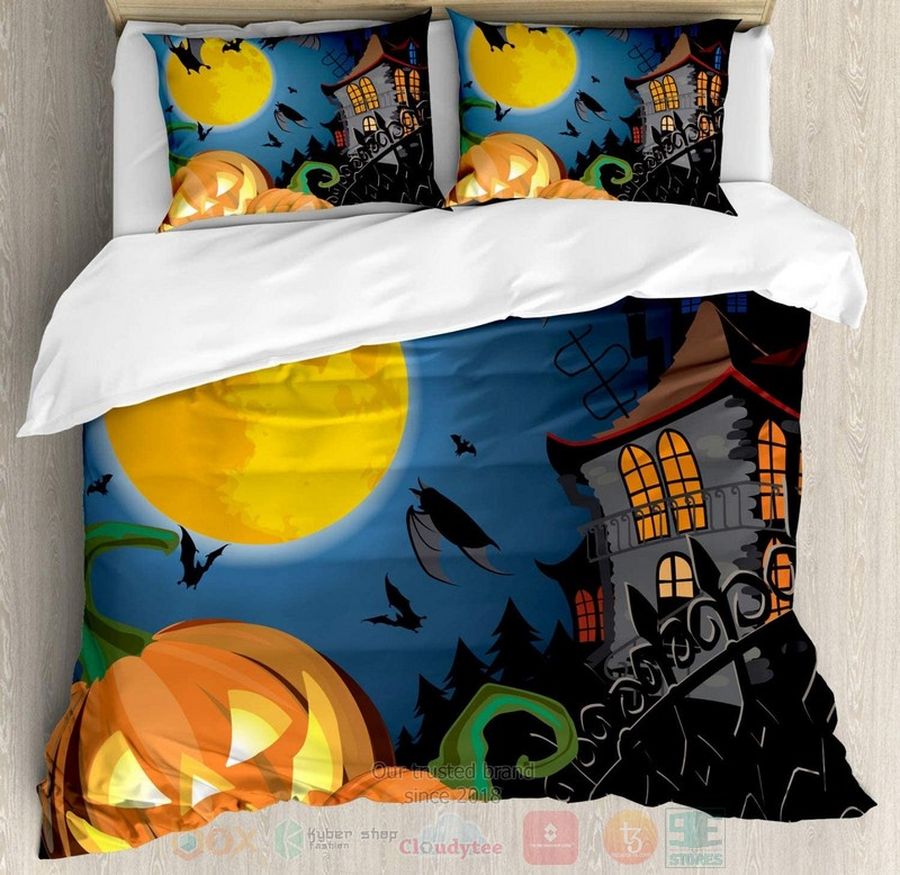 Gothic Halloween Haunted House Party Bedding Set – LIMITED EDITION