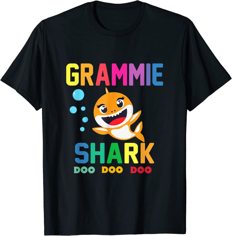 Grammie Shark Shirt Grammie Shark Lover Family Mother's Day