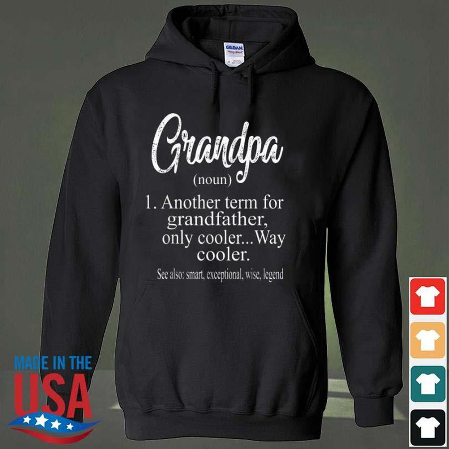 Grandpa Definition Father’s Day Gift From Granddaughter Wife Shirt
