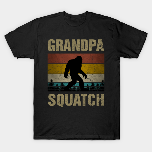 Grandpa Squatch Bigfoot Grandpa Sasquatch Yeti Family Matching T-shirt, Hoodie, SweatShirt, Long Sleeve