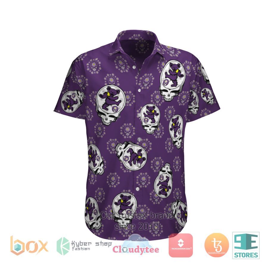 Grateful Dead, Purple Dancing Bears Hawaiian Shirt – LIMITED EDITION