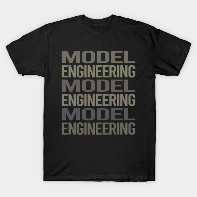 Gray Text Art Model Engineering Engineer T-shirt, Hoodie, SweatShirt, Long Sleeve