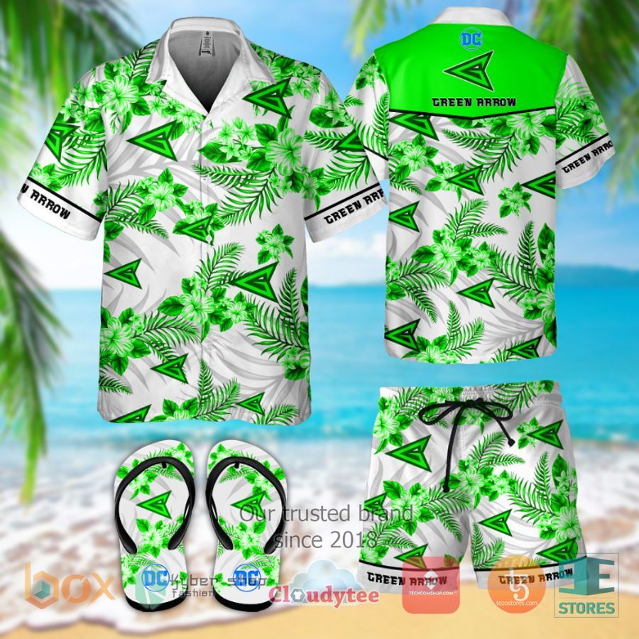 Green Arrow DC Comics Hawaiian Shirt, Shorts – LIMITED EDITION