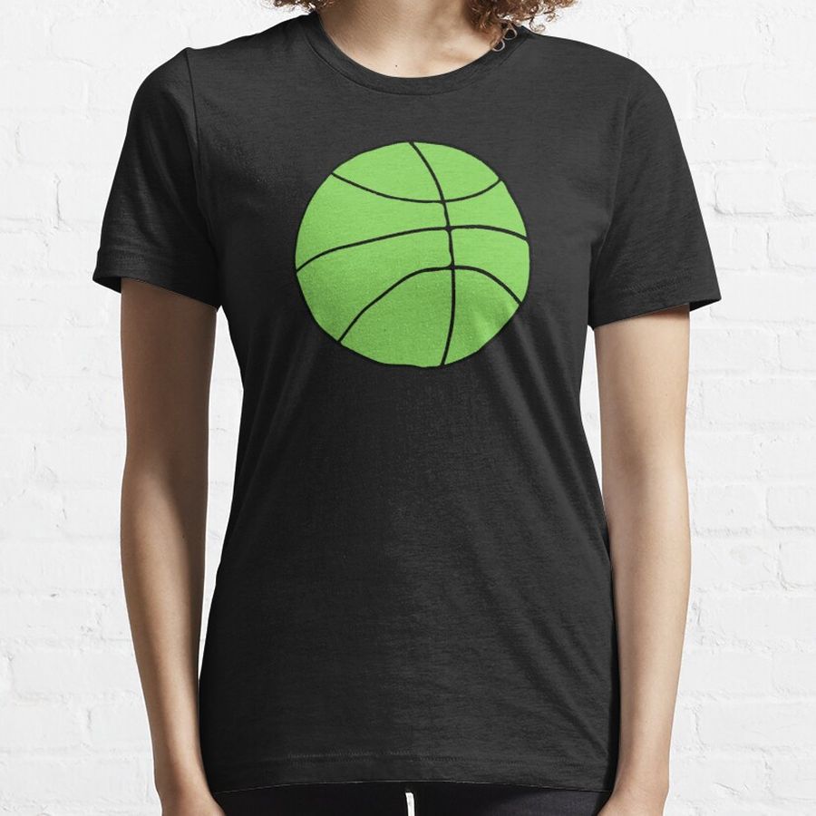 Green Basketball Fun Gift Essential T-Shirt
