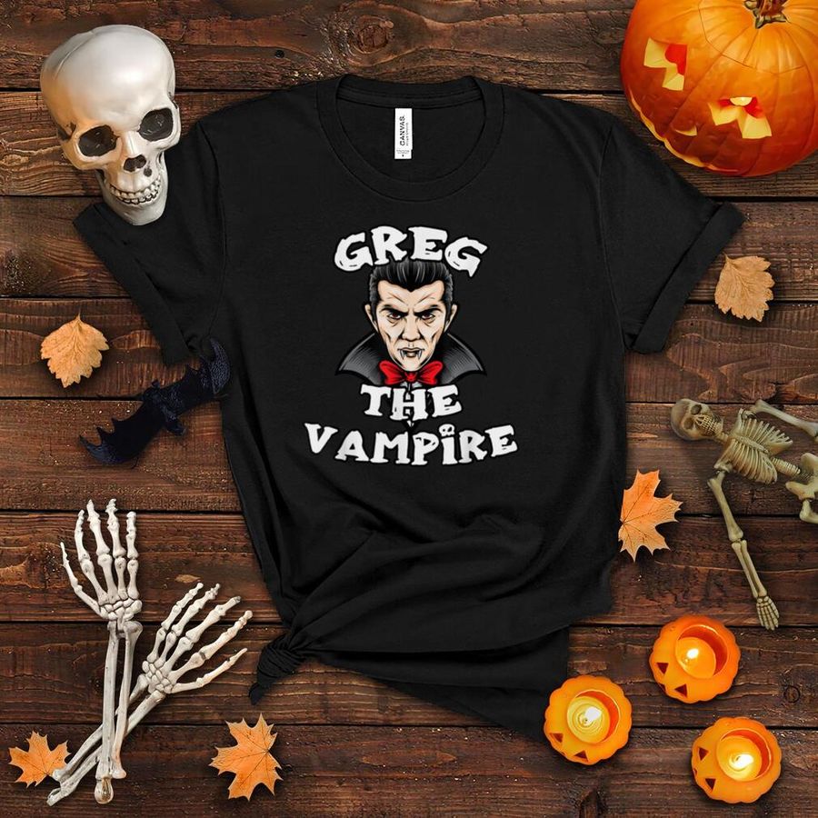 GREG The Vampire T Shirt Halloween Simple Costume T Shirt