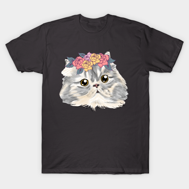 Grey Cream Cat Girl Head _ Bunniesmee T-shirt, Hoodie, SweatShirt, Long Sleeve