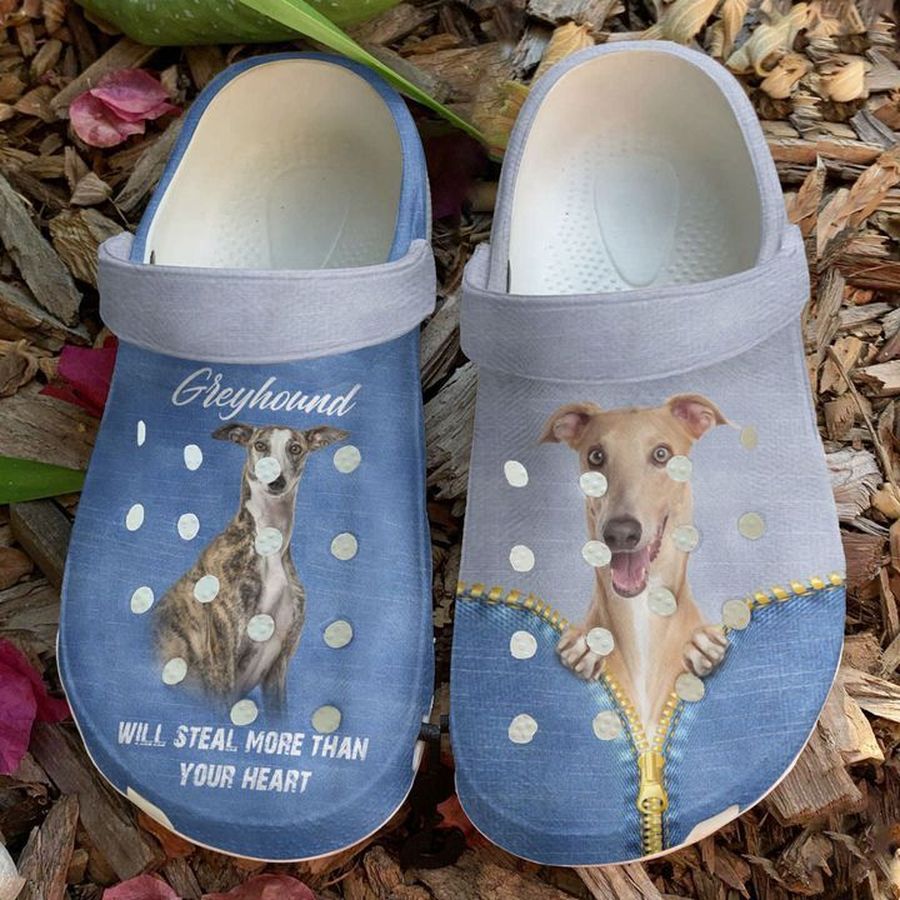 Greyhound Love Sku 1217 Crocs Clog Shoes
