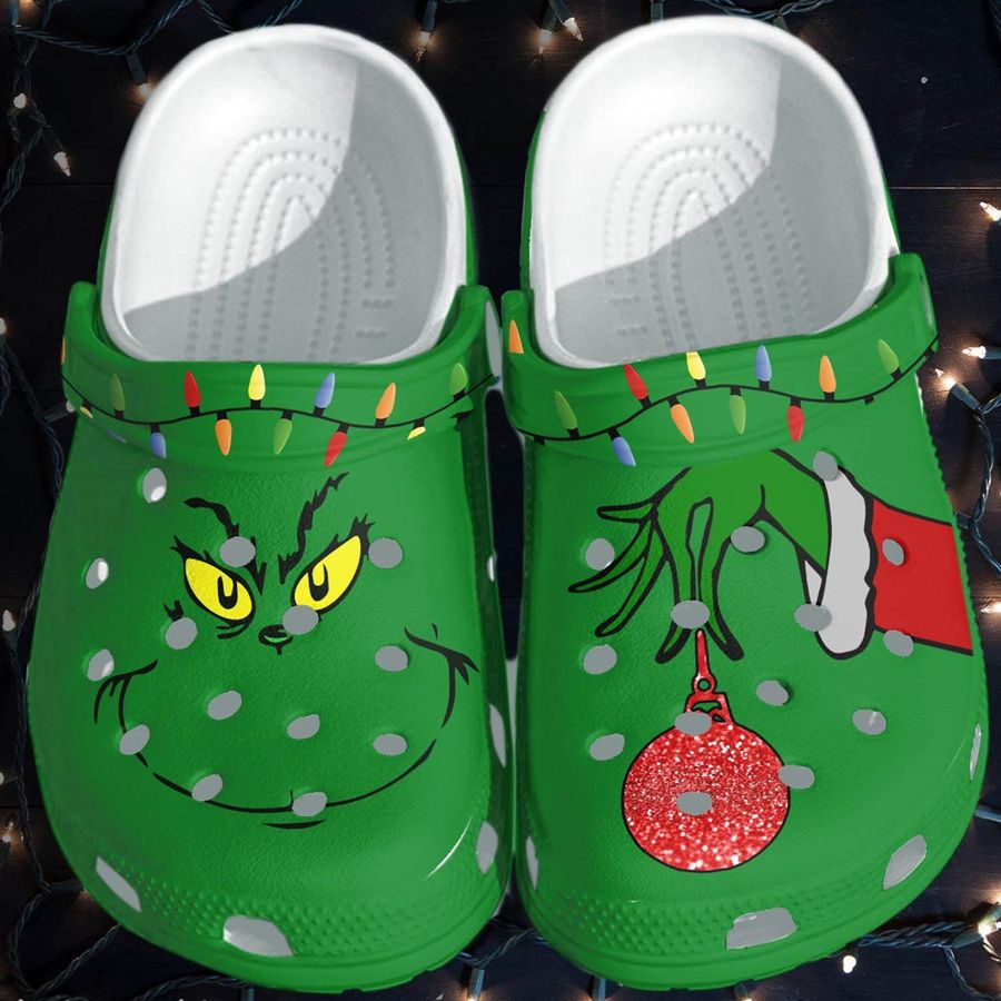 Grinch Christmas Crocs Crocband Clog Shoes For Men Women