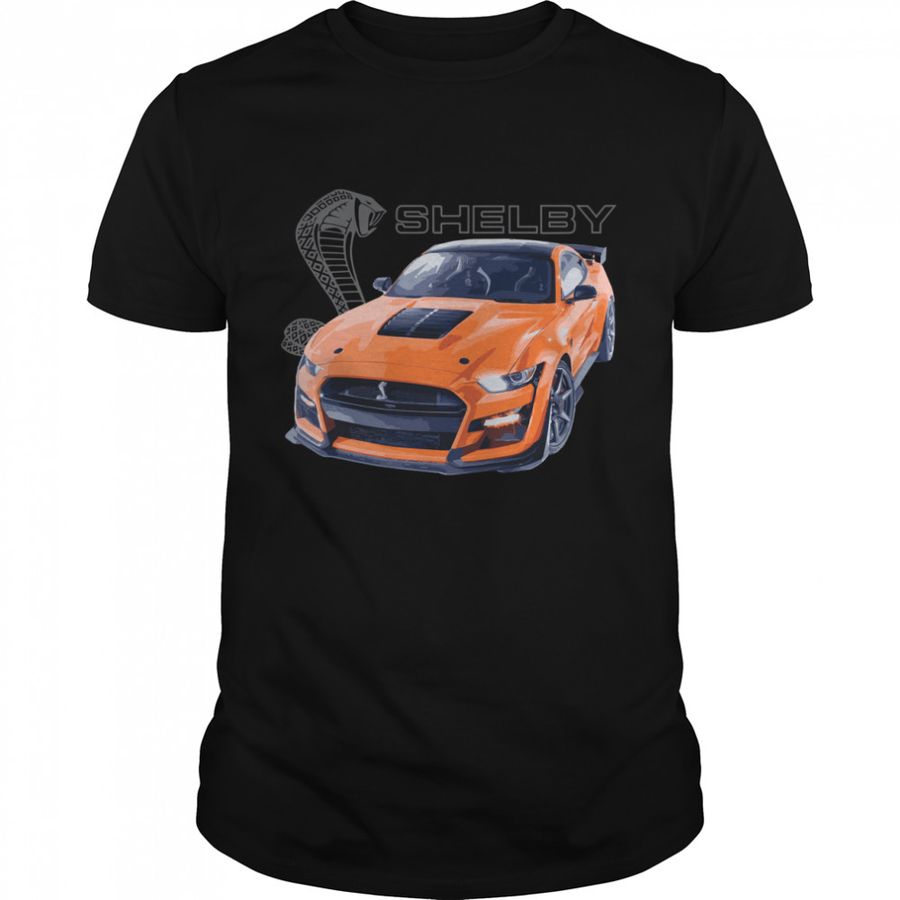 GT500 Mustang shelby cobra twister orange Classic T-Shirt