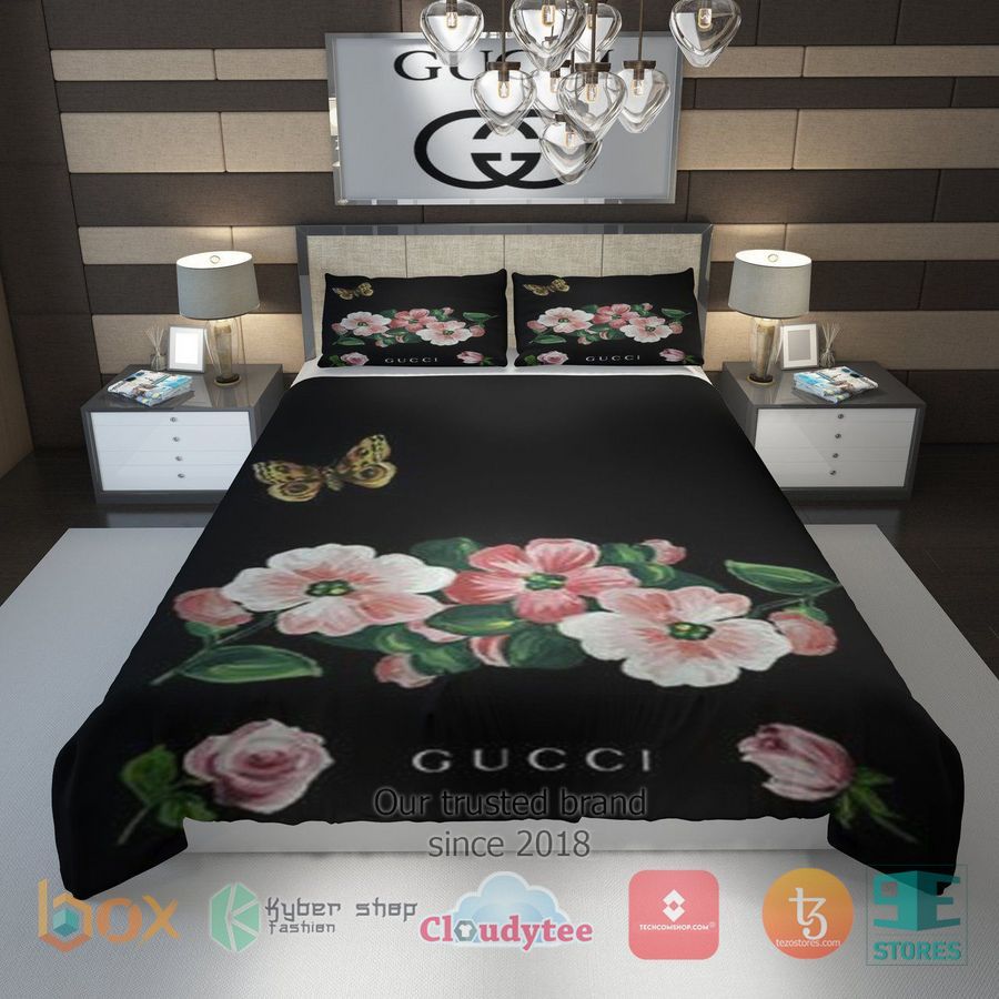 Gucci Butterfly Flower Bedding Set – LIMITED EDITION