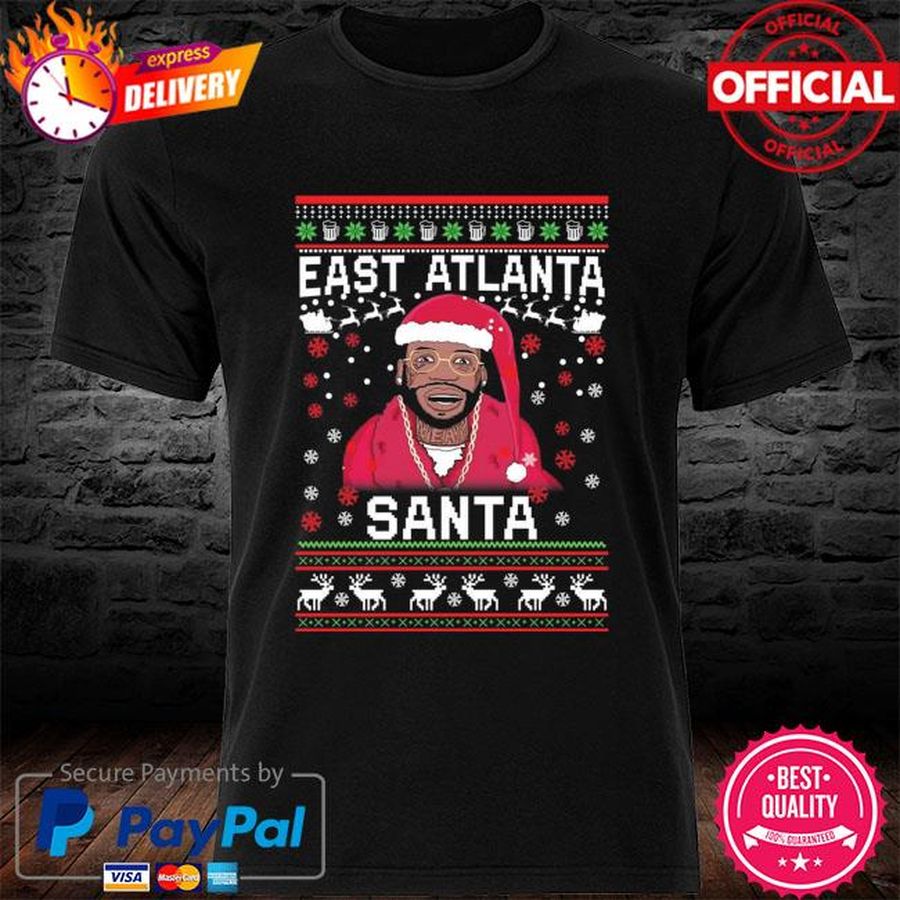 Gucci Mane east atlanta santa Christmas sweater