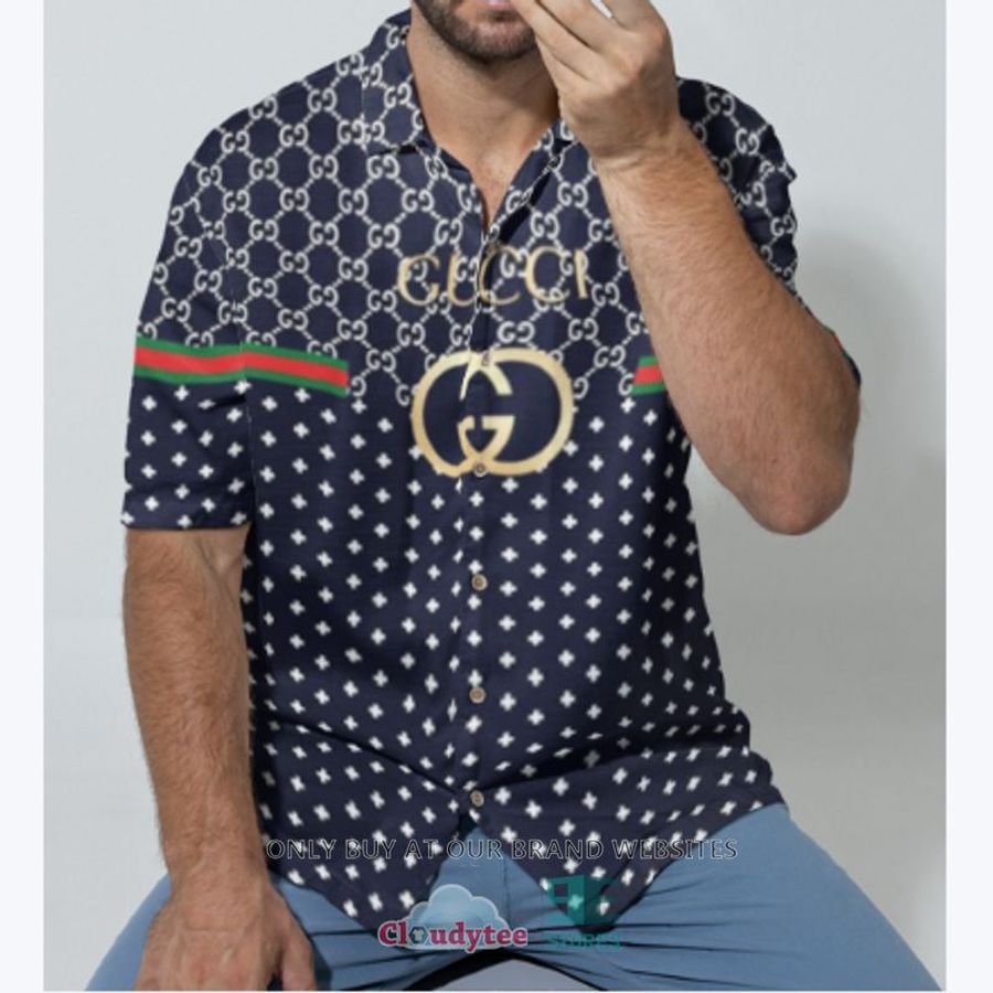 Gucci Navy Hawaiian Shirt – LIMITED EDITION