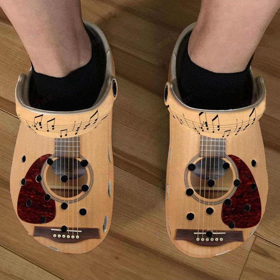 Guitar Crocs Classic Clogs Shoes