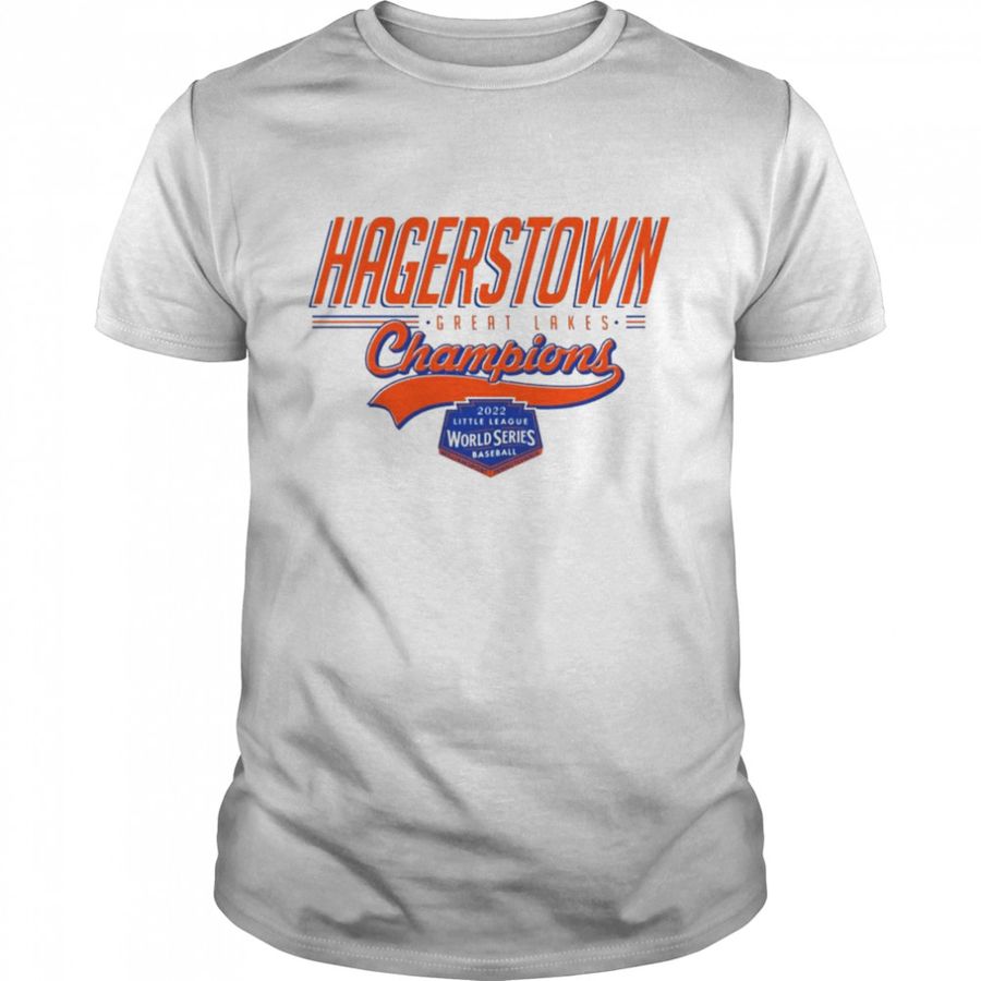 Hagerstown Great Lakes Champions 2022 Little League Baseball World Series White T-Shirt