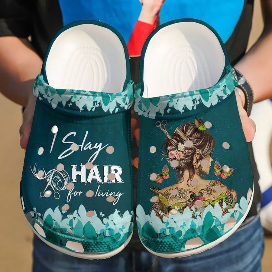 Hairstylist I Slay Hair For Living Sku 1249 Crocs Clog Shoes
