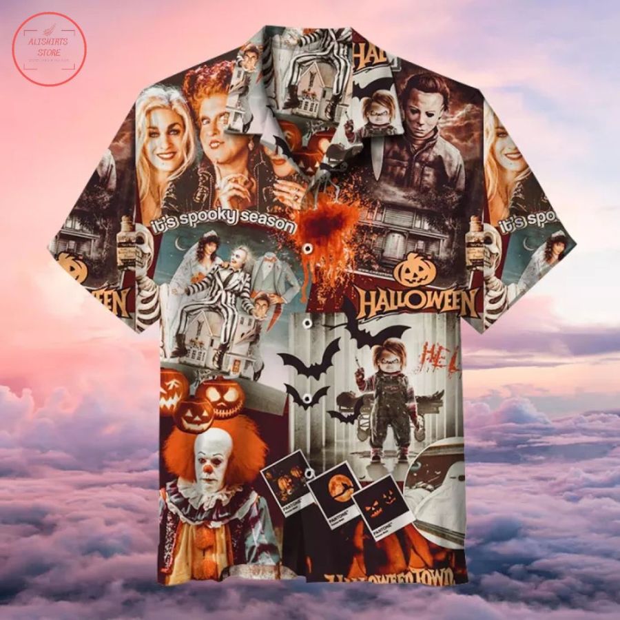 Halloween Printing Hawaiian Shirt