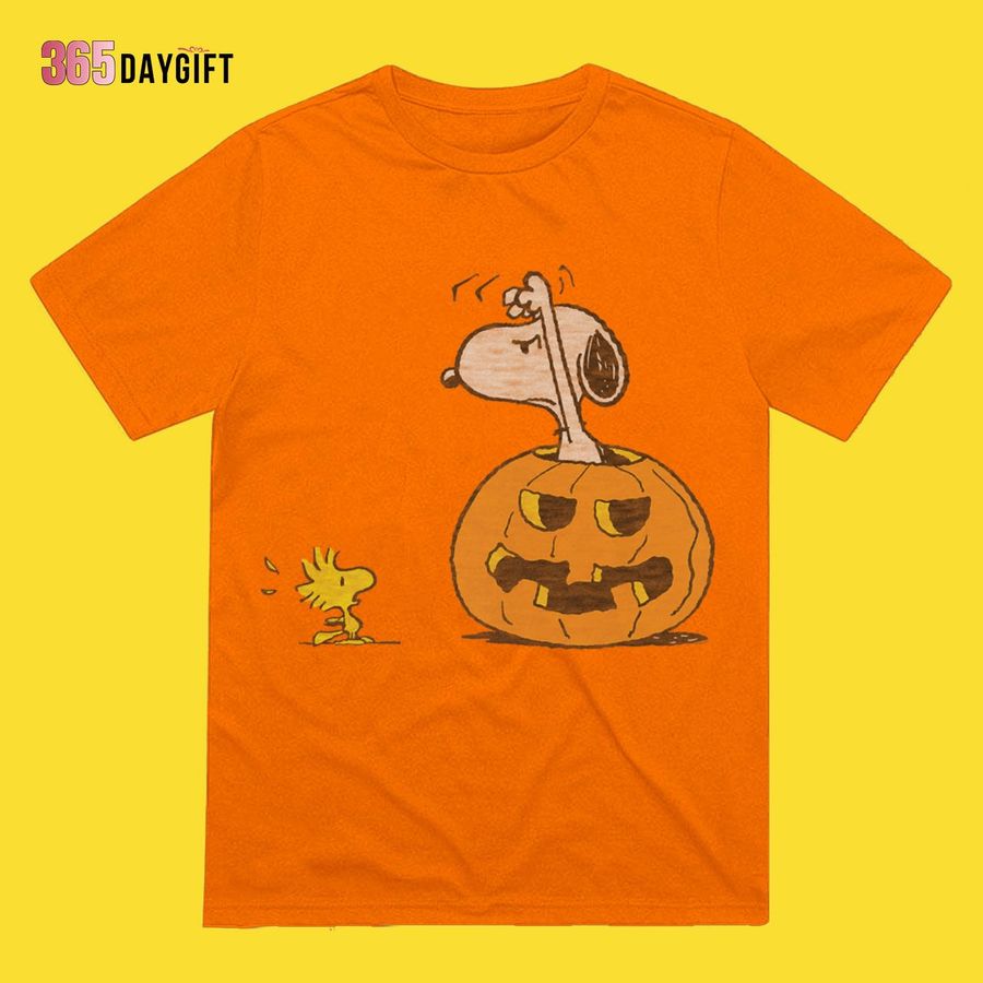 Halloween Snoopy Shirt Peanuts Halloween Snoopy Woodstock Pumkin Funny