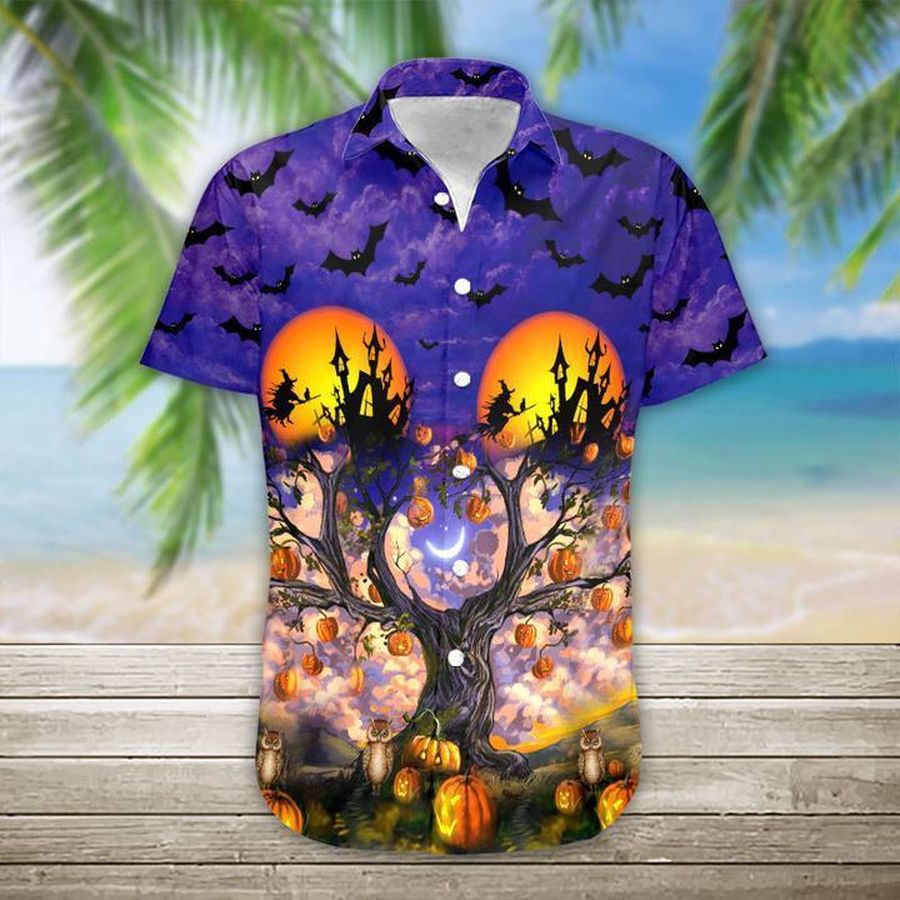 Halloween Tropical Hawaiian Shirt Pre13005, Hawaiian shirt, beach shorts, One-Piece Swimsuit, Polo shirt, funny shirts, gift shirts, Graphic Tee