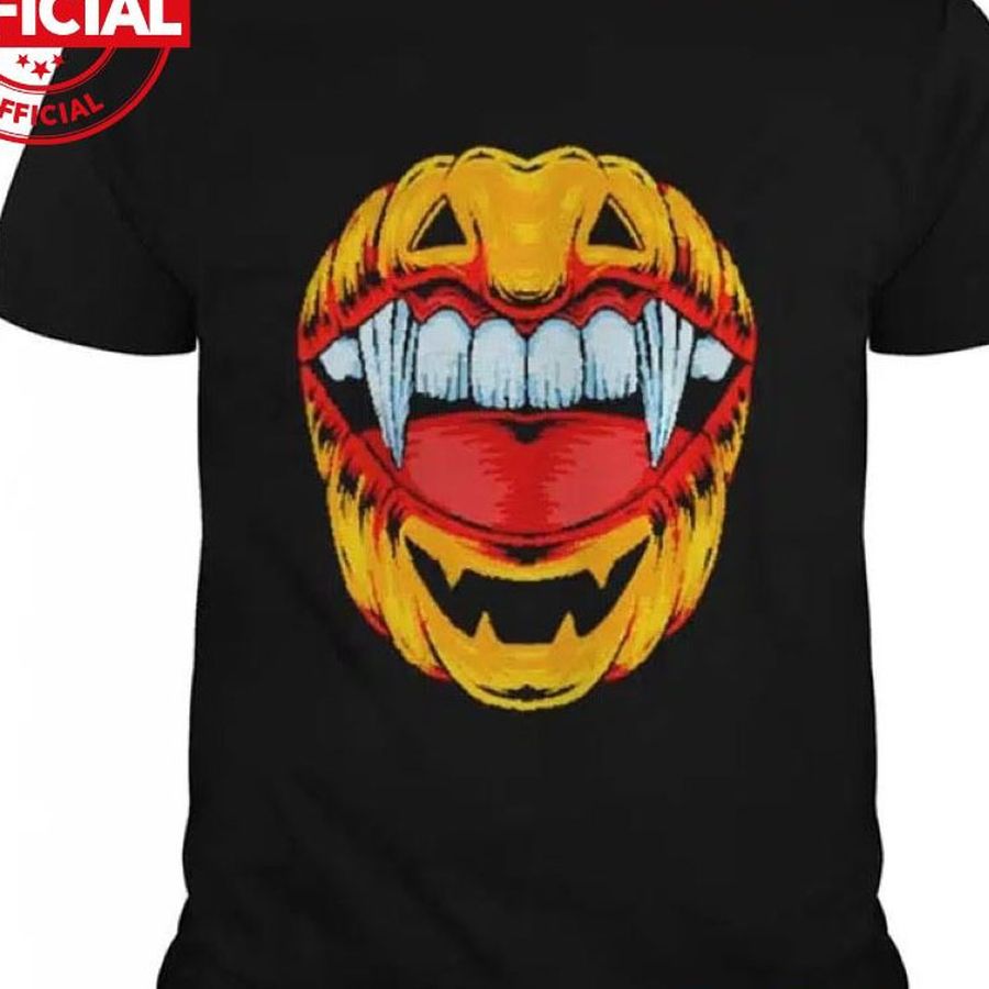 Halloween Vampire Teeth Pumpkin shirt