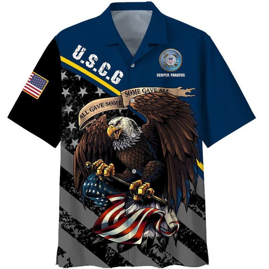 Happy Memorial Day Coast Guard Veteran Hawaiian Shirt Pre12939, Hawaiian shirt, beach shorts, One-Piece Swimsuit, Polo shirt, funny shirts