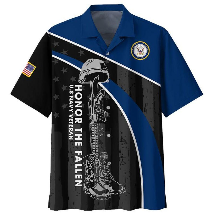 Happy Memorial Day Navy Veteran Hawaiian Shirt Pre12932, Hawaiian shirt, beach shorts, One-Piece Swimsuit, Polo shirt, funny shirts, gift shirts