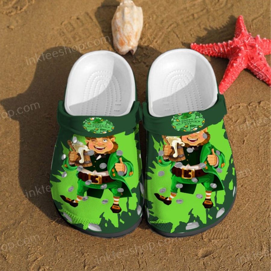 Happy St Patrick39s Day No0303 Crocs Clog Shoes